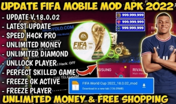 FIFA Mod Apk Mobile Versi Terbaru 2023 Offline Unlimited Money